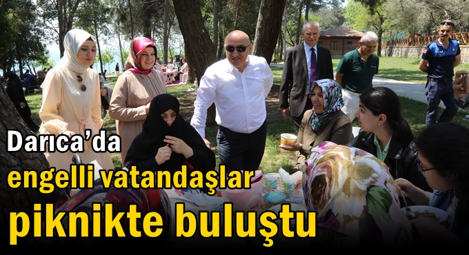 Darıca’da engelli vatandaşlar piknikte buluştu