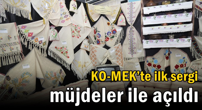 KO-MEK’te ilk sergi müjdeler ile açıldı