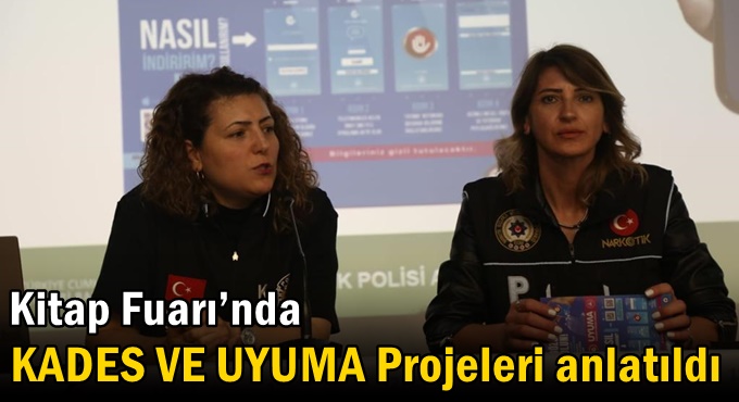 Kitap Fuarı’nda KADES VE UYUMA Projeleri anlatıldı