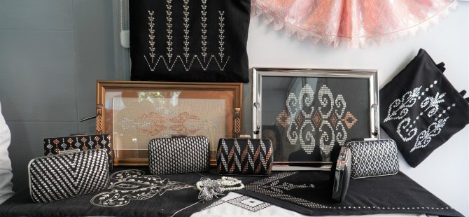 Gölcüklü kadınlardan muhteşem el sergisi