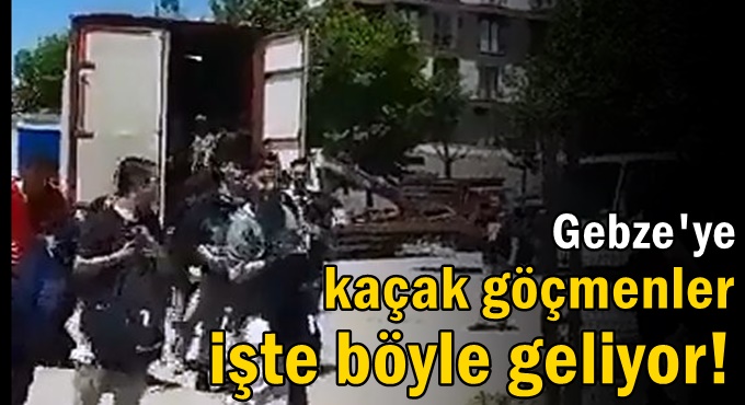 Kaçak göçmenler işte böyle geliyor!