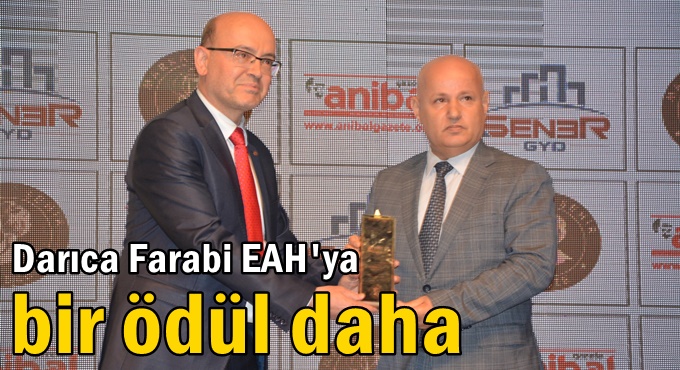 Darıca Farabi EAH'ya Bir Ödül Daha