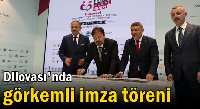 Dilovası'nda görkemli imza töreni
