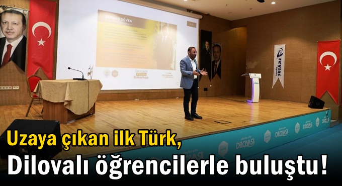 Uzaya çıkan ilk Türk, Dilovalı öğrencilerle buluştu!