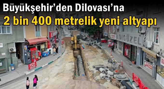Büyükşehir’den Dilovası’na 2 bin 400 metrelik yeni altyapı
