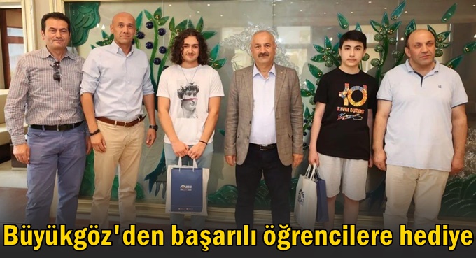 Büyükgöz'den başarılı öğrencilere hediye!
