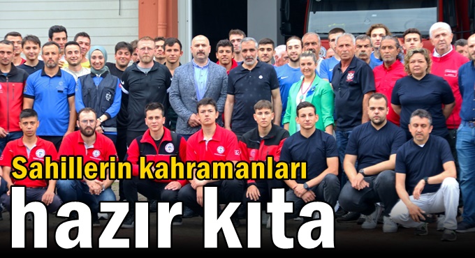 Sahillerin kahramanları hazır kıta