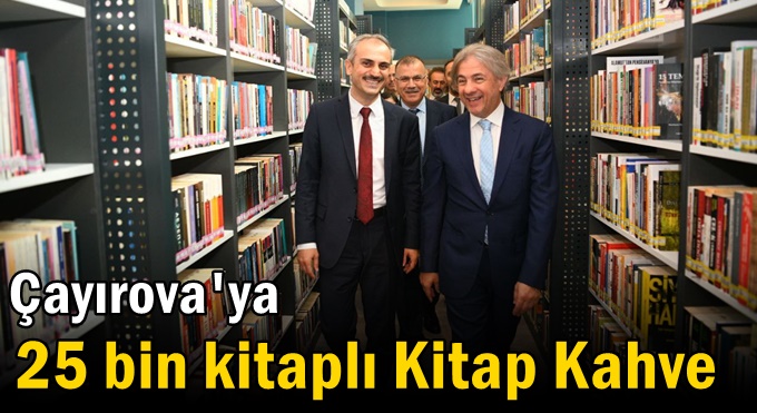 Çayırova'ya 25 bin kitaplı Kitap Kahve