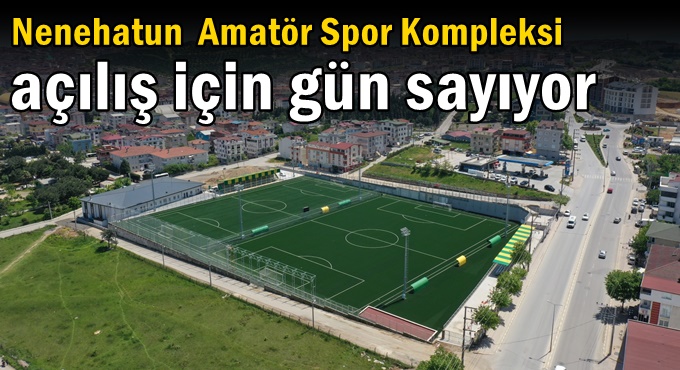 Nenehatun Amatör Spor Kompleksi açılış için gün sayıyor