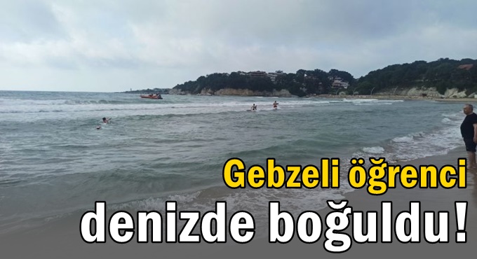 Kandıra’da denizde kaybolan 7 arkadaştan biri hayatını kaybetti