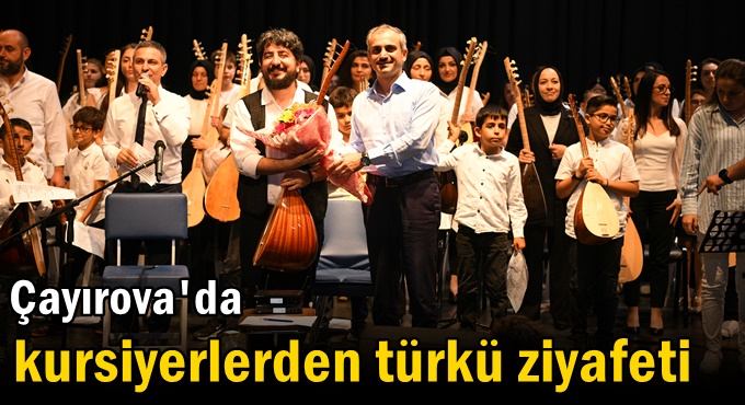 Kursiyerlerden türkü ziyafeti