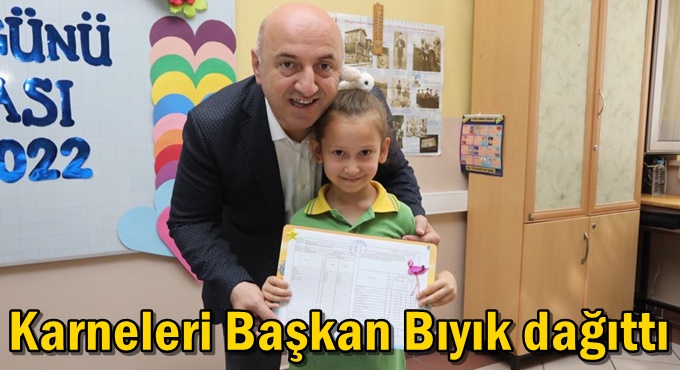 Karneleri Başkan Bıyık dağıttı