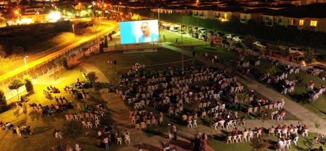 Kartepe'de yazlık sinema sezonu başladı