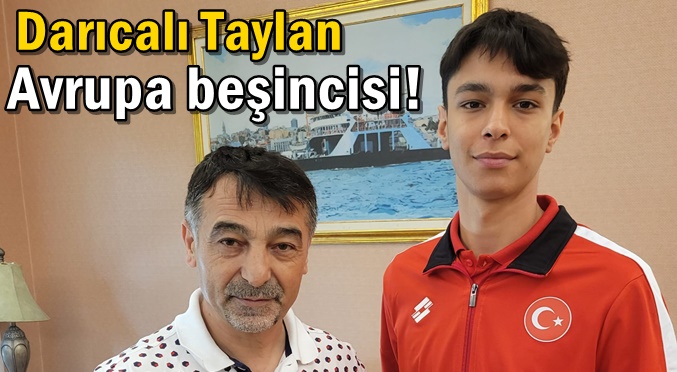 Darıcalı Taylan Avrupa beşincisi!