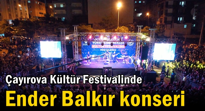 Kültür Festivalinde Ender Balkır Konseri