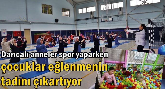 Hem anneler hem çocuklar mutlu