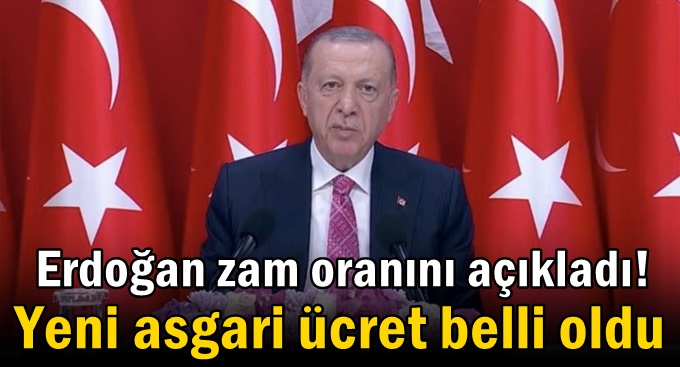 Yeni asgari ücret belli oldu