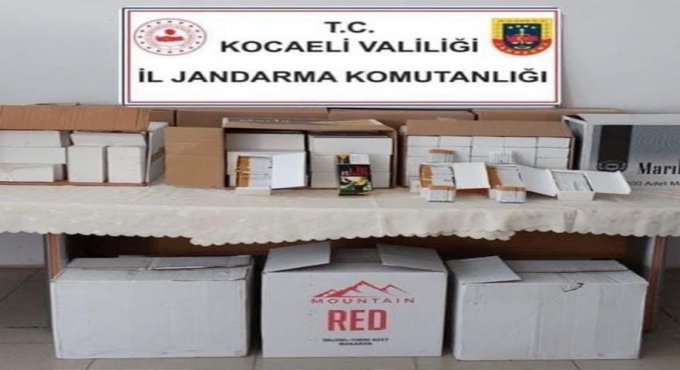 1 milyon 150 bin kaçak makaron ele geçirildi