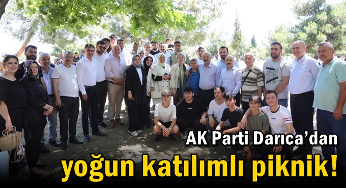 AK Parti Darıca’dan yoğun katılımlı piknik!