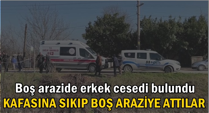 Kafasına sıkıp boş araziye attılar!