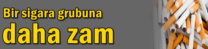 Bir sigara grubuna daha zam