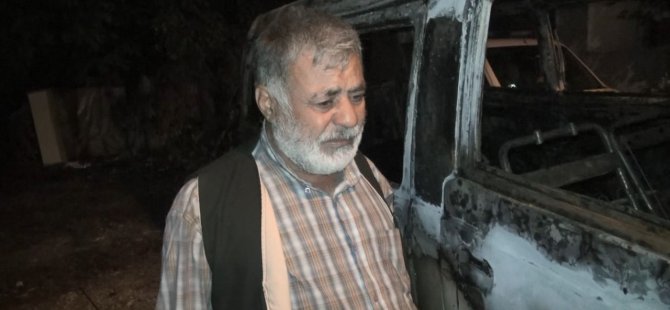 Alev alev yanan ekmek teknesi için çaresizce gözyaşı döktü