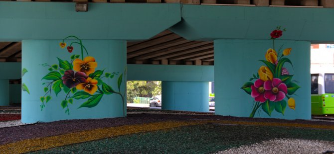 Büyükşehir, şehre görsel zenginlik katıyor