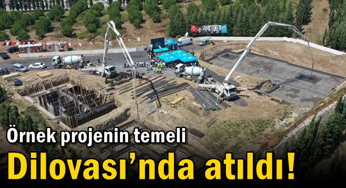 Örnek projenin temeli Dilovası’nda atıldı!