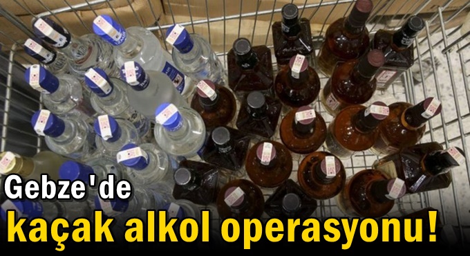 Kocaeli'de 91 şişe gümrük kaçağı alkollü içki ele geçirildi