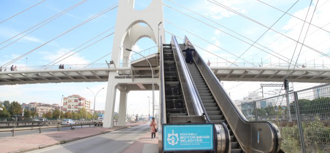Mimar Sinan’da orta yürüyen merdivenler bakıma alındı
