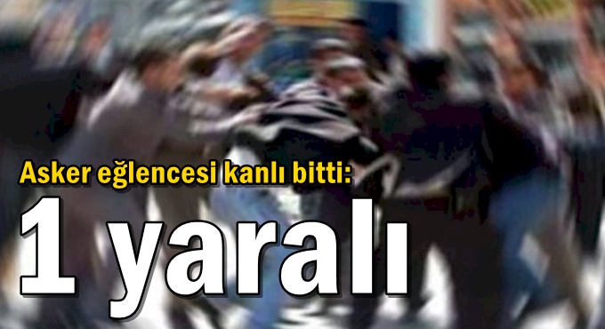 Gebze'de Asker eğlencesi kanlı bitti: 1 yaralı!