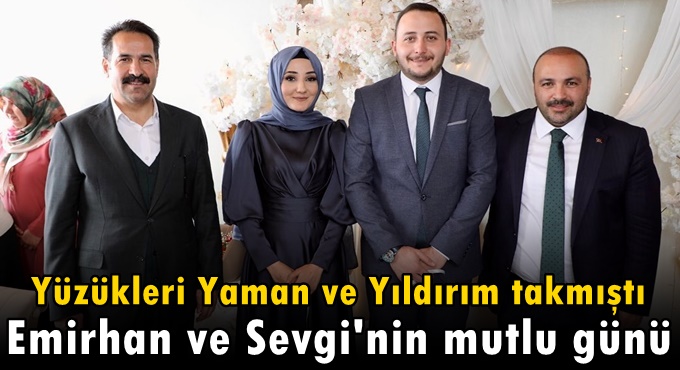 Emirhan ve Sevgi dünya evine giriyor