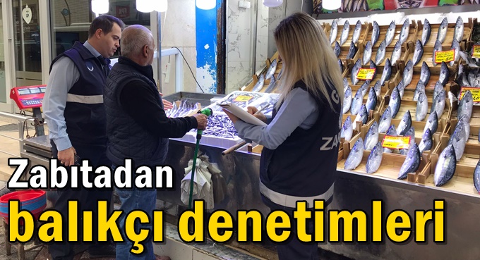 Gebze Zabıtasından balıkçı denetimleri
