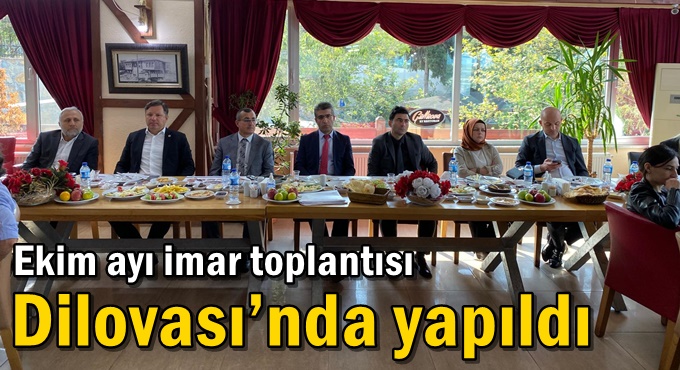 Ekim ayı imar toplantısı Dilovası’nda yapıldı