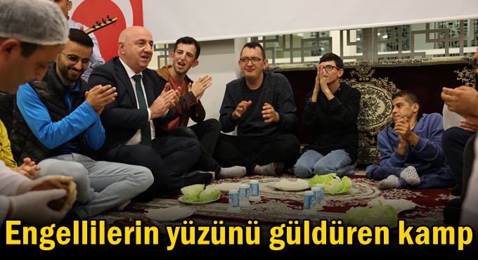 Darıca Belediyesi, engellilere özel kamp düzenledi