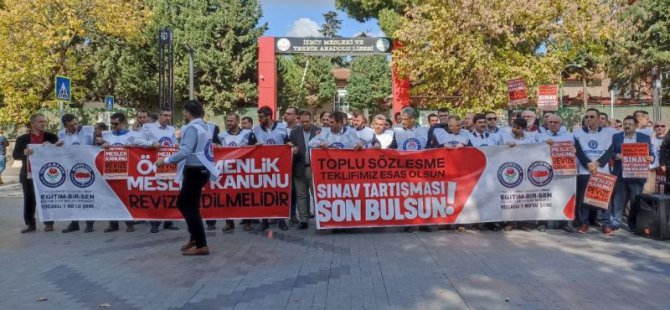 Eğitim Bir-Sen eyleme çıktı
