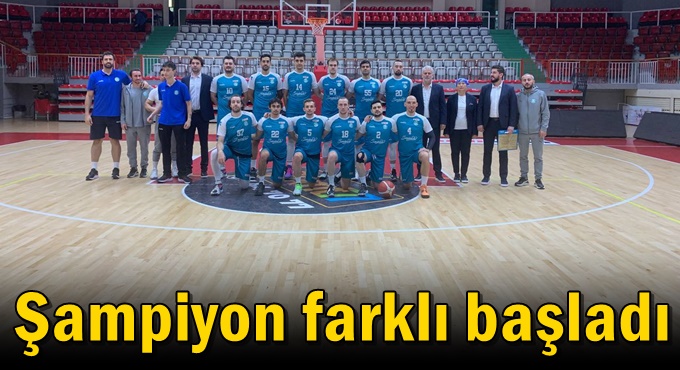 Şampiyon farklı başladı