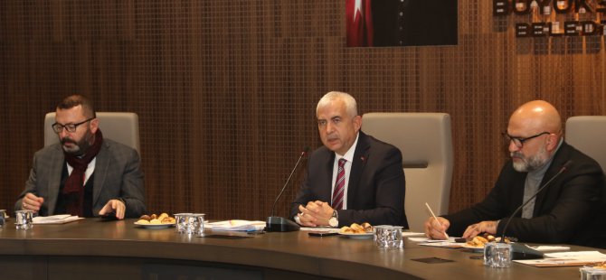 Büyükşehir’de aylık koordinasyon toplantısı