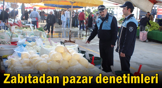 Gebze Zabıtasından pazar denetimleri