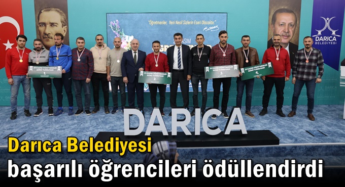 Darıca Belediyesi başarılı öğrencileri ödüllendirdi