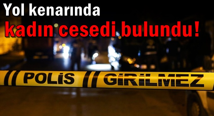 Yol kenarında kadın cesedi bulundu!