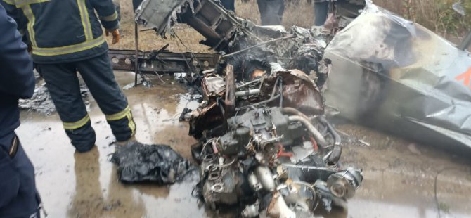 Bursa'da tek motorlu uçak düştü: 2 kişi öldü