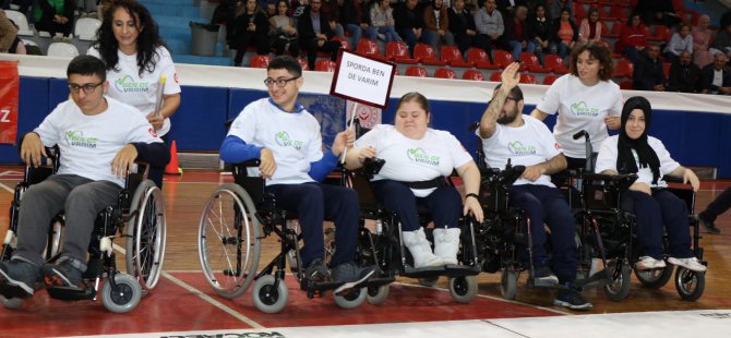 Özel bireyler ‘Engelsiz Spor Coşkusu’nda