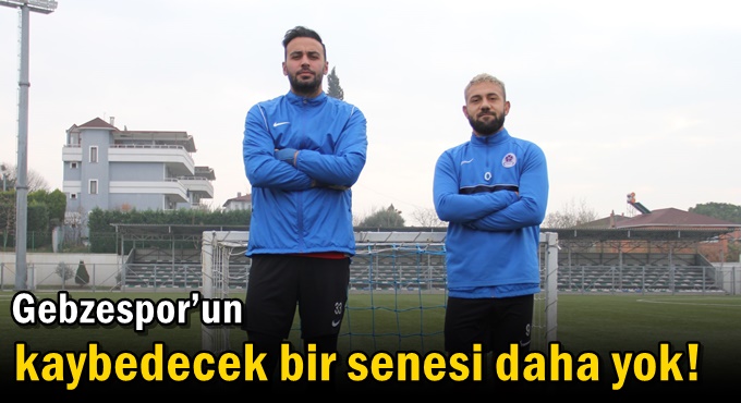 Gebzespor’un kaybedecek bir senesi daha yok!