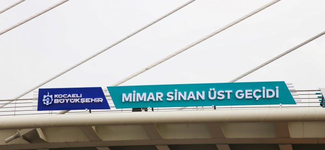 Kocaeli’nin markası köprülere işleniyor