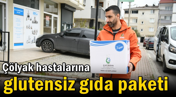 Çölyak hastalarına glutensiz gıda paketi