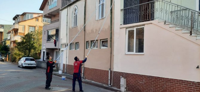 Büyükşehir, Sanayi Mahallesi’ndeki caminin dış cephesini yeniledi