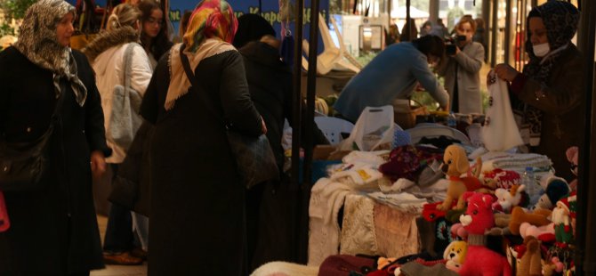 Kadın girişimciler ‘’Kışa Hazırız’’ etkinliğinde satış yaptı