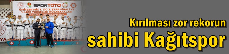 Kırılması zor rekorun sahibi Kağıtspor