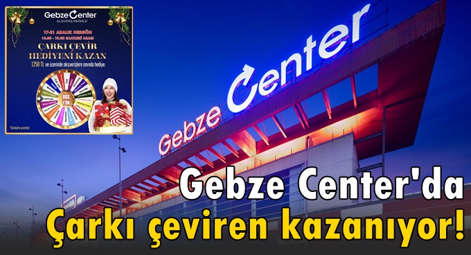 Gebze Center'dan şans çarkı kampanyası